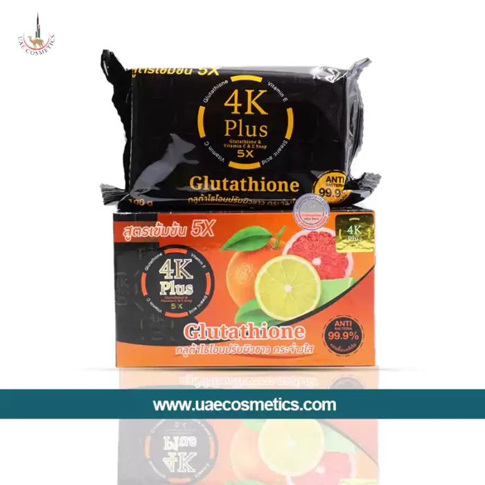4K Plus Soap Glutathione & Vitamin C & E