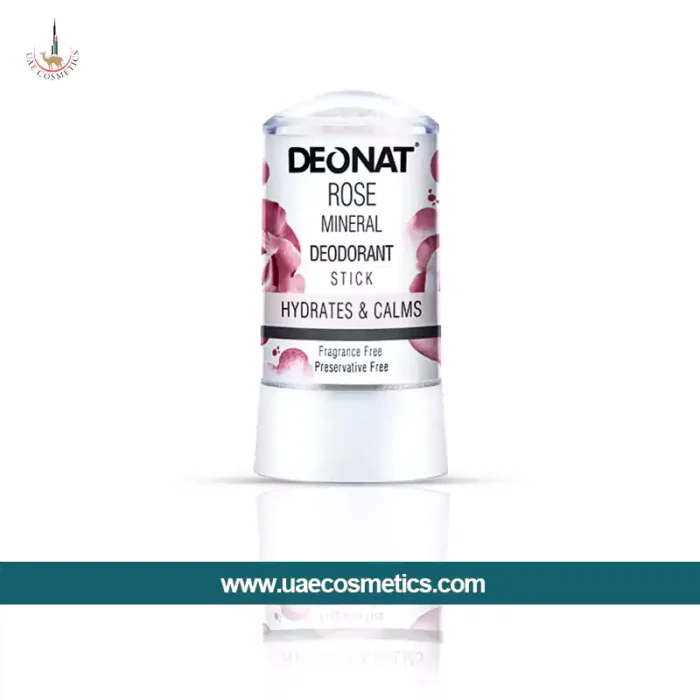 Deonat Rose Water Mineral Deodorant Stick