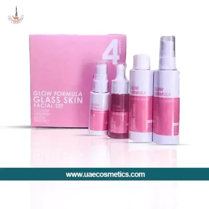 Glow Formula Glass Skin Facial Set Cleanse Nourish Glow Protect