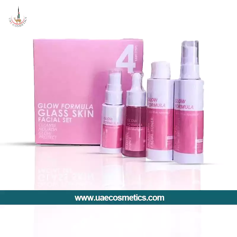 Glow Formula Glass Skin Facial Set Cleanse Nourish Glow Protect