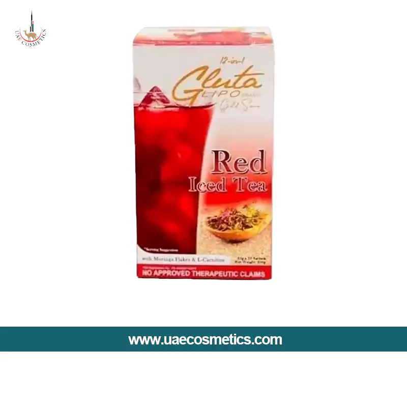 Gluta Lipo12 in 1 Gold Series Red Iced Tea –10 Sachets