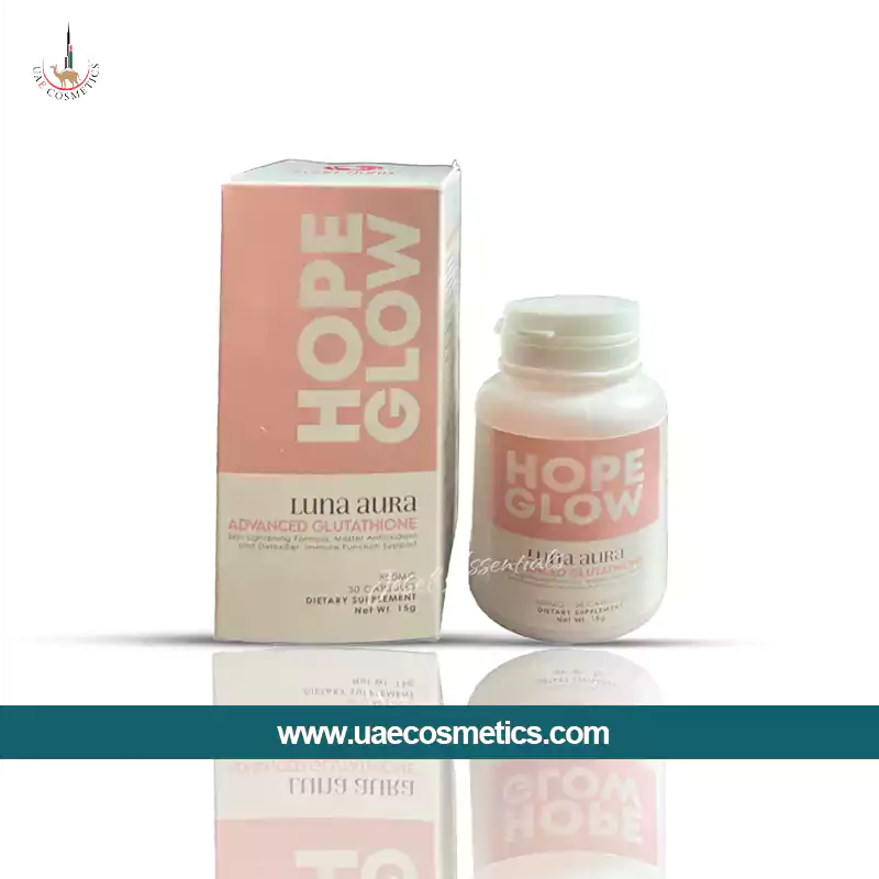 Luna Aura Hope Glow Advanced Glutathione Whitening Capsule Intense Whitening 30 Capsule