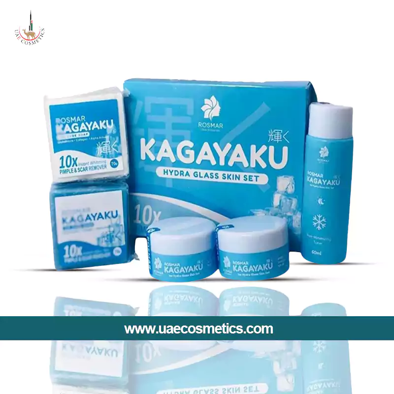 Rosmar Kagayaku Hydra Glass Skin Set 10X Instant Whitening Plus Pimple & Scar Remover