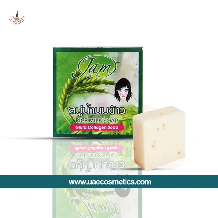 Jam Rice Milk Gluto collagen soap